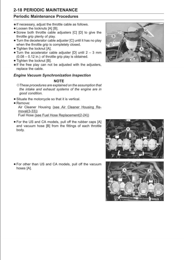 Kawasaki 2024 Ninja ZX-6R Service Manual Vehicle parts disassembly diagram fault code query vehicle torque data and circuit diagram