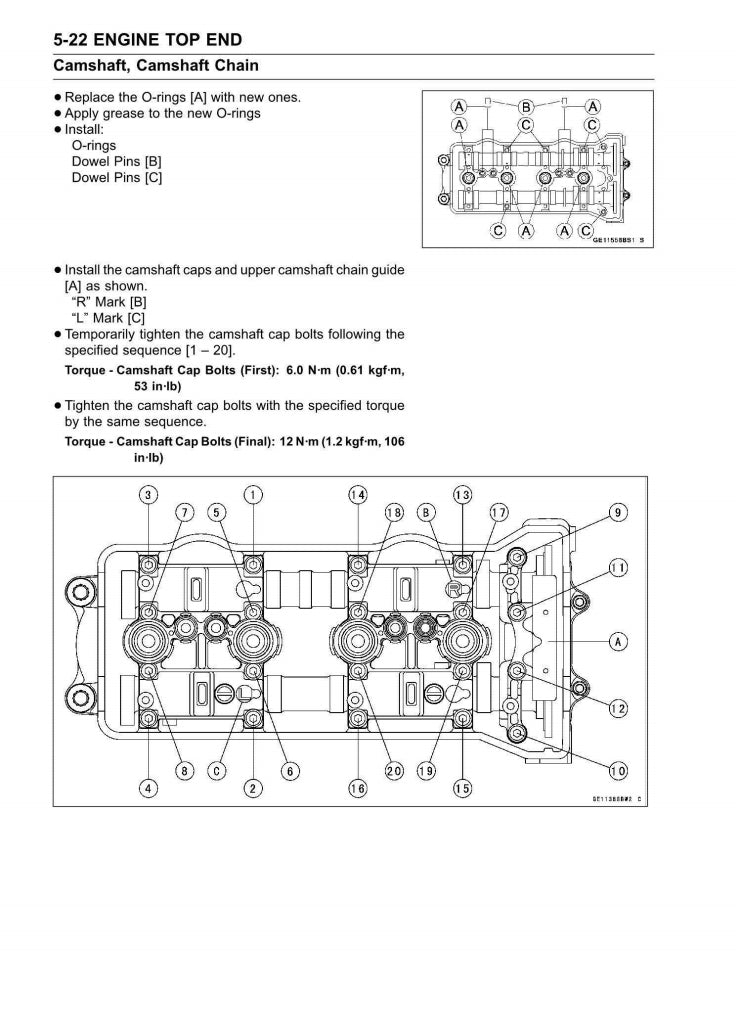 Kawasaki 2024 Ninja ZX-6R Service Manual Vehicle parts disassembly diagram fault code query vehicle torque data and circuit diagram