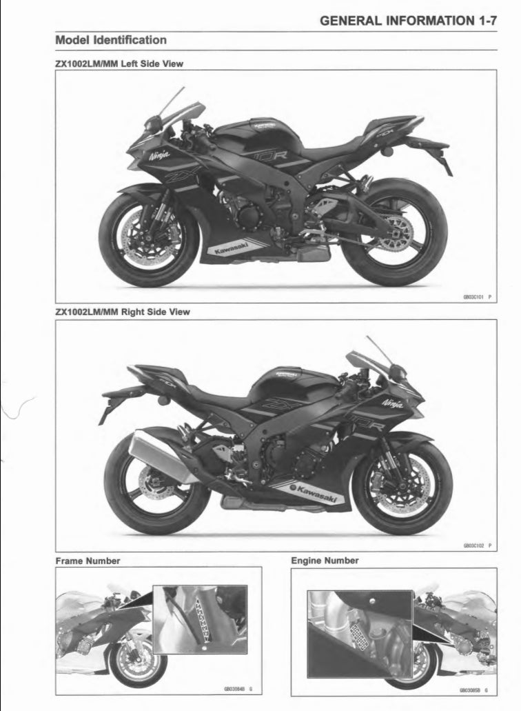 川崎 2021 Ninja ZX-10R 維修手冊 維修手冊 中文與簡體中文 全車線路圖 故障碼分析 圖紙維修DIY工具