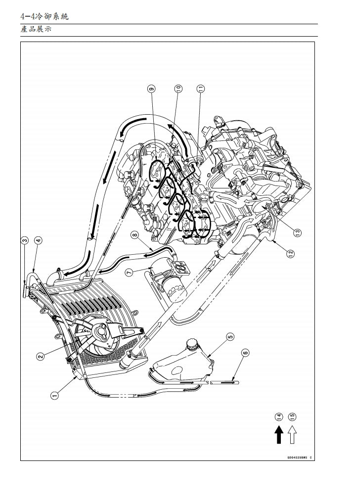 川崎2006-2007年ZX-10R維修手冊繁体中文和英文全車扭矩錶折開圖線路圖故障程式碼