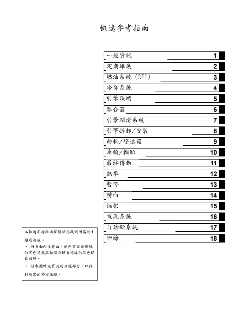 2023川崎ZX-4R維修手冊繁体中文和英文全車扭矩錶折開圖線路圖故障程式碼