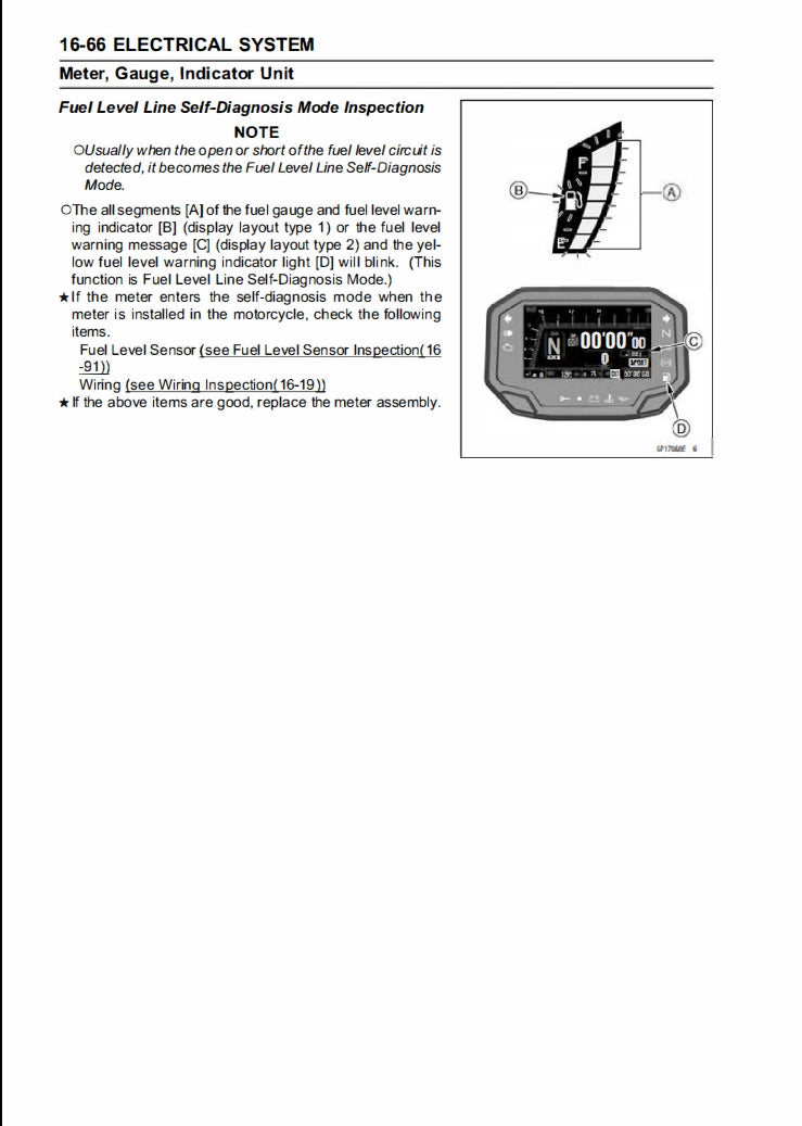 2023 Kawasaki ZX-4R Service Manual Vehicle parts disassembly diagram fault code query vehicle torque data and circuit diagram