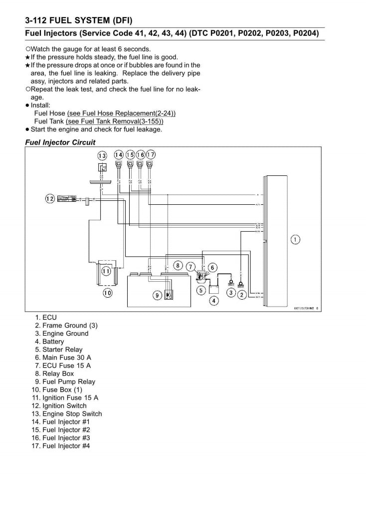 2019 kawasai zx-6r Service Manual Vehicle parts disassembly diagram fault code query vehicle torque data and circuit diagram